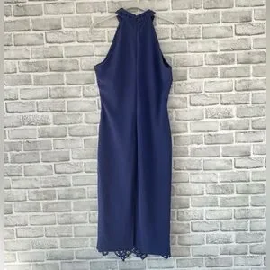 chinese dress ladies Long Sleeve Lace Pencil Dress in Azure Blue  RUMOUR LONDON
